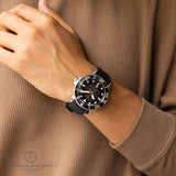 Buy Shop Tissot Seastar 2000 Professional Powermatic 80 Black Dial Black Rubber Strap Watch for Men - T120.607.17.441.01 USA Online