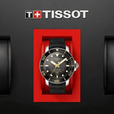 Buy Shop Tissot Seastar 2000 Professional Powermatic 80 Black Dial Black Rubber Strap Watch for Men - T120.607.17.441.01 USA Online