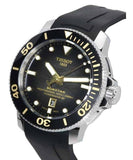 Buy Shop Tissot Seastar 2000 Professional Powermatic 80 Black Dial Black Rubber Strap Watch for Men - T120.607.17.441.01 USA Online