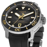 Buy Shop Tissot Seastar 2000 Professional Powermatic 80 Black Dial Black Rubber Strap Watch for Men - T120.607.17.441.01 USA Online