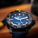 Buy Shop Tissot Seastar 2000 Professional Powermatic 80 Blue Dial Blue Nylon Strap Watch for Men - T120.607.37.041.00 USA Online