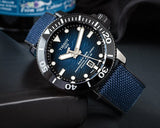 Buy Shop Tissot Seastar 2000 Professional Powermatic 80 Blue Dial Blue Nylon Strap Watch for Men - T120.607.37.041.00 USA Online