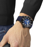 Buy Shop Tissot Seastar 2000 Professional Powermatic 80 Blue Dial Blue Nylon Strap Watch for Men - T120.607.37.041.00 USA Online
