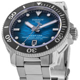 Buy Shop Tissot Seastar 2000 Professional Powermatic 80 Blue Dial Silver Steel Strap Watch for Men - T120.607.11.041.01 USA Online