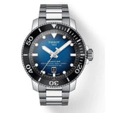 Buy Shop Tissot Seastar 2000 Professional Powermatic 80 Blue Dial Silver Steel Strap Watch for Men - T120.607.11.041.01 USA Online