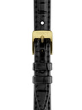 Buy Shop Tissot SRV Black Mother of Pearl Dial Black Leather Strap Watch for Women - T160.110.36.126.00 USA Online