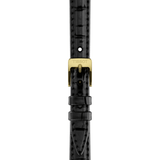 Buy Shop Tissot SRV Black Mother of Pearl Dial Black Leather Strap Watch for Women - T160.110.36.126.00 USA Online