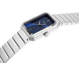Buy Shop Tissot SRV Blue Dial Silver Steel Strap Watch for Women - T160.110.11.043.00 USA Online
