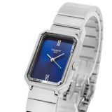 Buy Shop Tissot SRV Blue Dial Silver Steel Strap Watch for Women - T160.110.11.043.00 USA Online