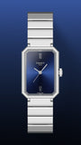 Buy Shop Tissot SRV Blue Dial Silver Steel Strap Watch for Women - T160.110.11.043.00 USA Online
