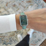 Buy Shop Tissot SRV Green Dial Green Leather Strap Watch for Women - T160.110.16.093.00 USA Online