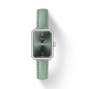Buy Shop Tissot SRV Green Dial Green Leather Strap Watch for Women - T160.110.16.093.00 USA Online