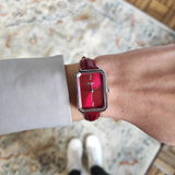 Buy Shop Tissot SRV Red Dial Red Leather Strap Watch for Women - T160.110.16.423.00 USA Online