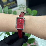 Buy Shop Tissot SRV Red Dial Red Leather Strap Watch for Women - T160.110.16.423.00 USA Online