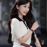 Buy Shop Tissot SRV Red Dial Red Leather Strap Watch for Women - T160.110.16.423.00 USA Online