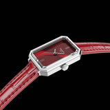 Buy Shop Tissot SRV Red Dial Red Leather Strap Watch for Women - T160.110.16.423.00 USA Online