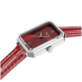Buy Shop Tissot SRV Red Dial Red Leather Strap Watch for Women - T160.110.16.423.00 USA Online