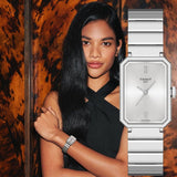 Buy Shop Tissot SRV Silver Dial Silver Steel Strap Watch for Women - T160.110.11.033.00 USA Online