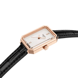 Buy Shop Tissot SRV White Mother of Pearl Dial Black Leather Strap Watch for Women - T160.110.36.113.00 USA Online