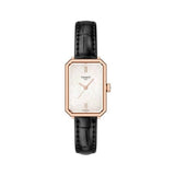 Buy Shop Tissot SRV White Mother of Pearl Dial Black Leather Strap Watch for Women - T160.110.36.113.00 USA Online