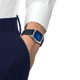 Buy Shop Tissot Stylist Quartz Blue Dial Blue Leather Strap Watch for Men - T159.909.16.043.00 USA Online
