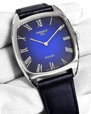 Buy Shop Tissot Stylist Quartz Blue Dial Blue Leather Strap Watch for Men - T159.909.16.043.00 USA Online