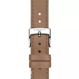 Buy Shop Tissot Stylist Quartz Silver Dial Brown Leather Strap Watch for Women - T159.909.16.031.00 USA Online