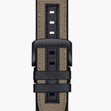 Buy Shop Tissot Supersport Chrono Black Dial Beige Nylon Strap Watch For Men - T125.617.37.051.01 USA Online