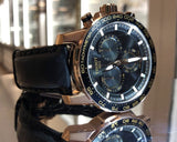 Buy Shop Tissot Supersport Chrono Black Dial Black Leather Strap Watch for Men - T125.617.36.051.00 USA Online