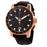 Buy Shop Tissot Supersport Chrono Black Dial Black Leather Strap Watch for Men - T125.617.36.051.00 USA Online