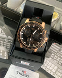 Buy Shop Tissot Supersport Chrono Black Dial Black Leather Strap Watch for Men - T125.617.36.051.00 USA Online