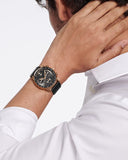 Buy Shop Tissot Supersport Chrono Black Dial Black Leather Strap Watch for Men - T125.617.36.051.00 USA Online