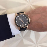 Buy Shop Tissot Supersport Chrono Black Dial Black Leather Strap Watch for Men - T125.617.36.051.00 USA Online