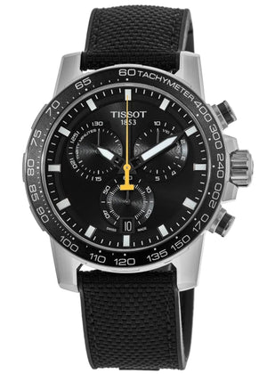 Buy Shop Tissot Supersport Chrono Black Dial Black Nylon Strap Watch for Men - T125.617.17.051.02 USA Online