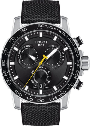 Buy Shop Tissot Supersport Chrono Black Dial Black Nylon Strap Watch for Men - T125.617.17.051.02 USA Online