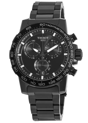 Buy Shop Tissot Supersport Chrono Black Dial Black Steel Strap Watch For Men - T125.617.33.051.00 USA Online