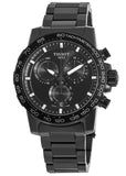 Buy Shop Tissot Supersport Chrono Black Dial Black Steel Strap Watch For Men - T125.617.33.051.00 USA Online
