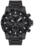 Buy Shop Tissot Supersport Chrono Black Dial Black Steel Strap Watch For Men - T125.617.33.051.00 USA Online