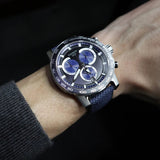 Buy Shop Tissot Supersport Chrono Black Dial Blue Nylon Strap Watch for Men - T125.617.17.051.03 USA Online