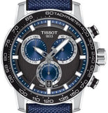 Buy Shop Tissot Supersport Chrono Black Dial Blue Nylon Strap Watch for Men - T125.617.17.051.03 USA Online