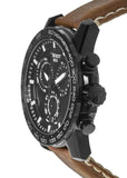 Buy Shop Tissot Supersport Chrono Black Dial Brown Leather Strap Watch for Men - T125.617.36.051.01 USA Online