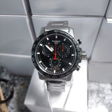 Buy Shop Tissot Supersport Chrono Black Dial Silver Steel Strap Watch For Men - T125.617.11.051.00 USA Online