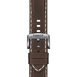 Buy Shop Tissot Supersport Chrono Blue Dial Brown Leather Strap Watch For Men - T125.617.16.041.00 USA Online