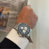 Buy Shop Tissot Supersport Chrono Blue Dial Silver Steel Strap Watch For Men - T125.617.11.041.00 USA Online