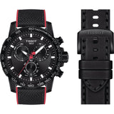 Buy Shop Tissot Supersport Chrono Giro D'Italia Black Dial Black Nylon Strap Watch for Men - T125.617.37.051.00 USA Online