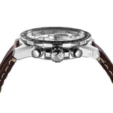 Tissot Supersport Chrono Silver Dial Brown Leather Strap Watch for Men - T125.617.16.031.00