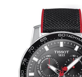 Buy Shop Tissot Supersport Vuelta Special Edition Chrono Black Dial Black Nylon Strap Watch for Men - T125.617.17.051.01 USA Online