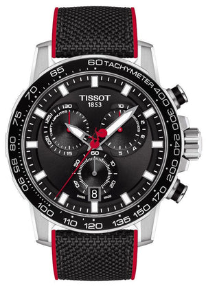 Buy Shop Tissot Supersport Vuelta Special Edition Chrono Black Dial Black Nylon Strap Watch for Men - T125.617.17.051.01 USA Online