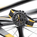 Buy Shop Tissot T Bike Cycling Tour de France Black Dial Two Tone Rubber Strap Watch For Men - T111.417.37.441.00 USA Online