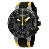 Buy Shop Tissot T Bike Cycling Tour de France Black Dial Two Tone Rubber Strap Watch For Men - T111.417.37.441.00 USA Online
